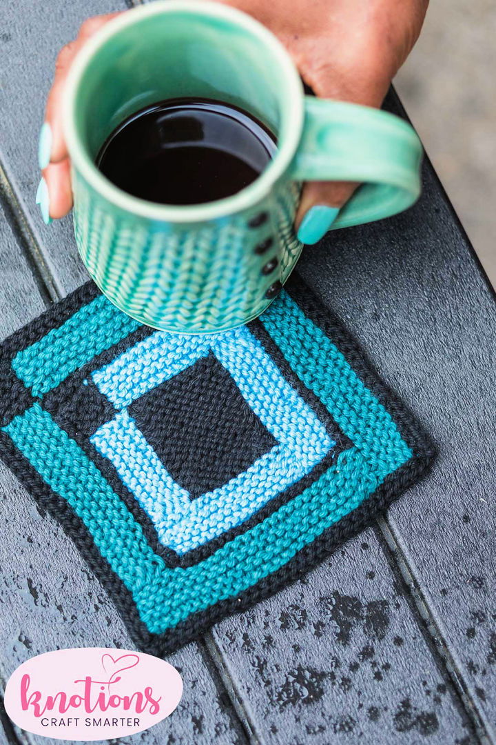 Knitted Cabinesque Coasters Pattern