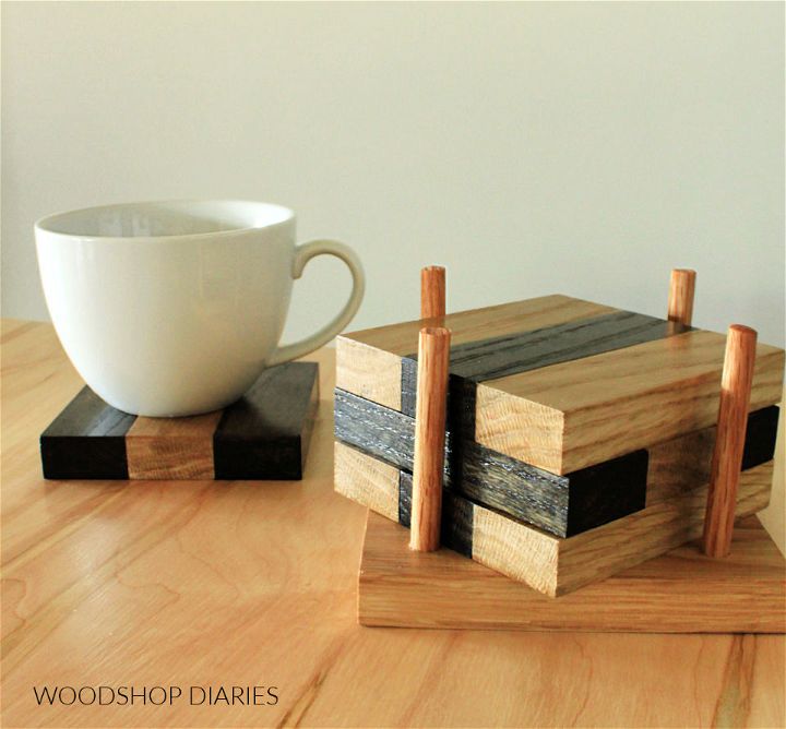 Make Scrap Wood Drink Coasters