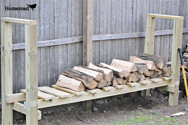 Making a Patio Firewood Rack