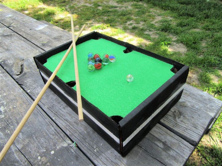 DIY Mini Pool Table Top Game
