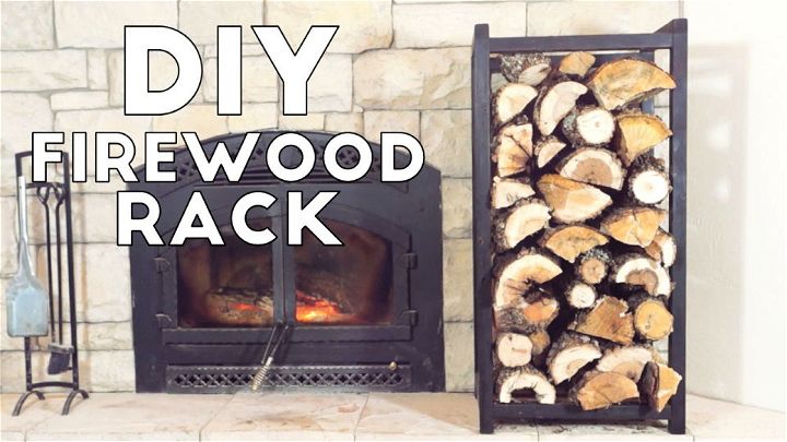 Modern DIY Fire Wood Rack