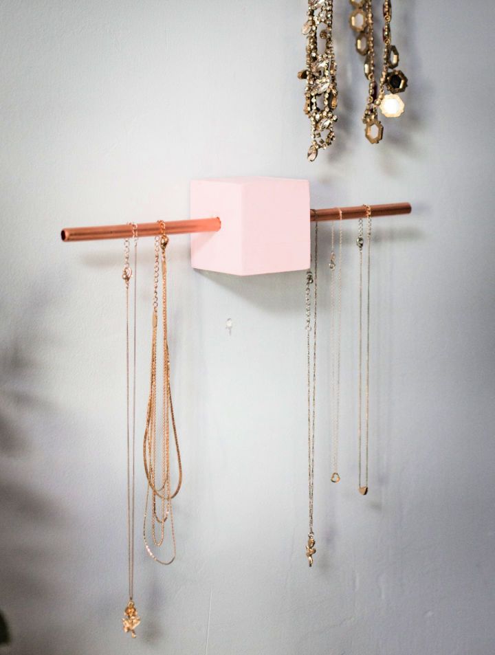 Making a Necklace Holder Using Copper Pipe