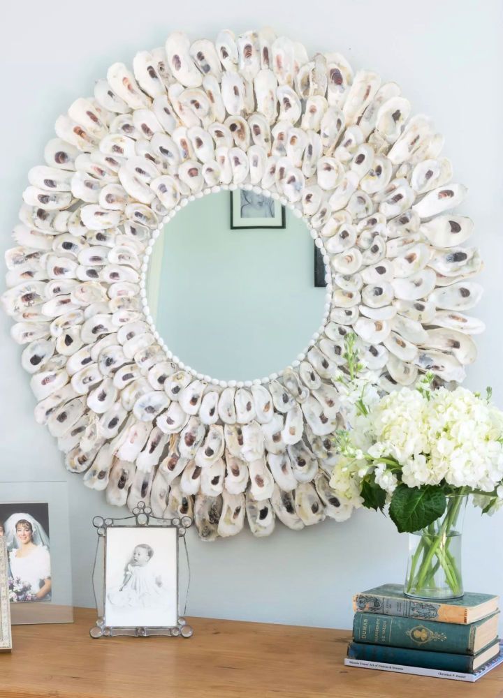 Make Your Own Oyster Shell Mirror