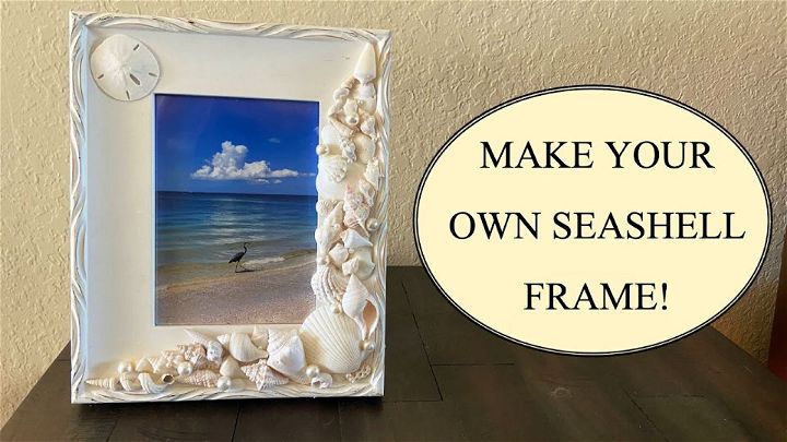 Picture Frame Using Seashells