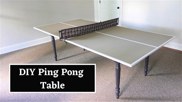 Easy Ping Pong Table Design