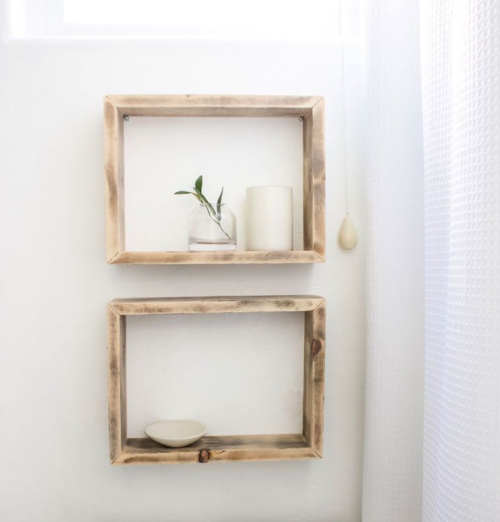 Simple DIY Box Shelves
