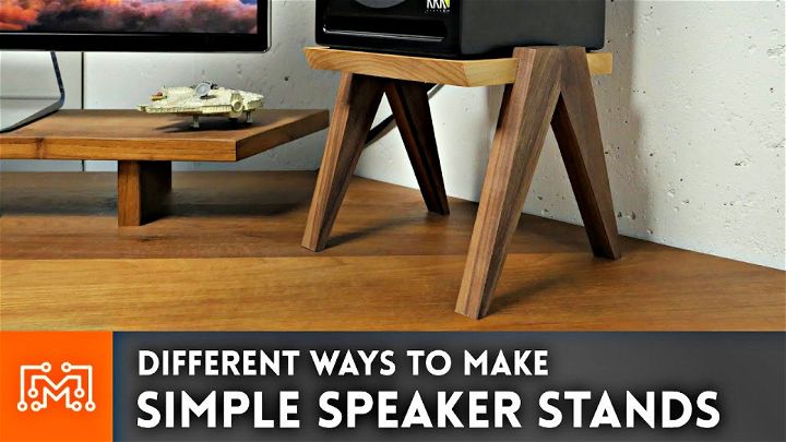 Simple DIY Studio Monitor Stand