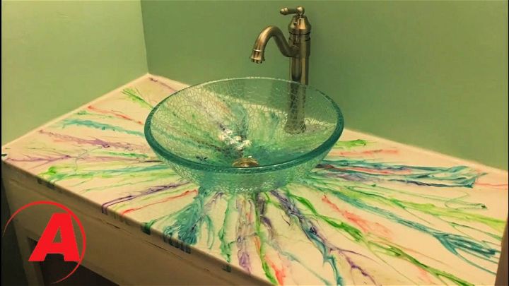 Stunning DIY Bathroom Countertop