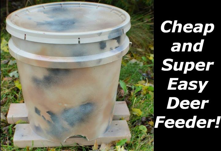 Cheapest and Easiest DIY Deer Feeder
