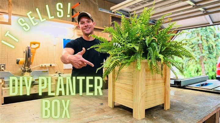 Easiest DIY Planter Box
