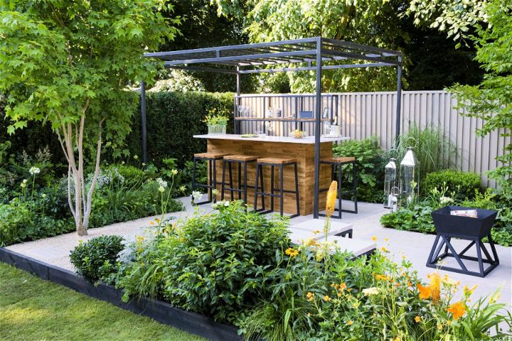 DIY Landform Garden Bar