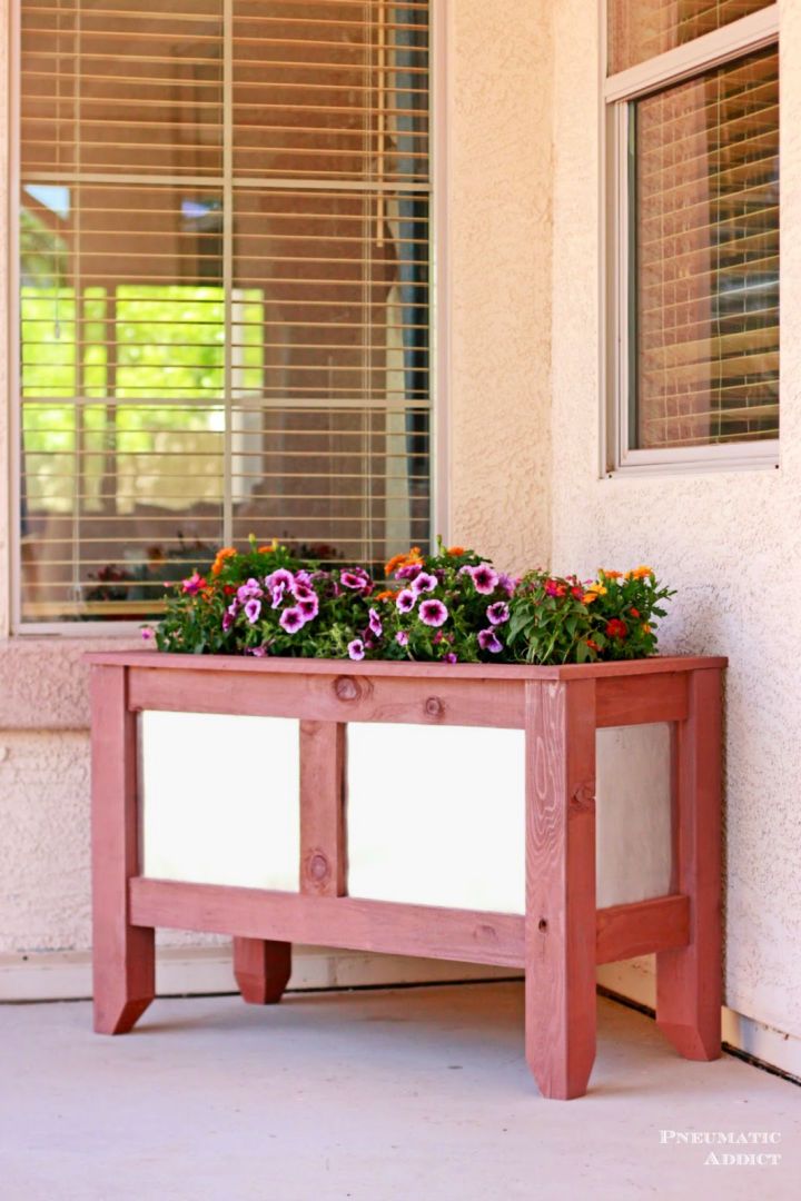 Wood and Metal Planter Box Building Plans