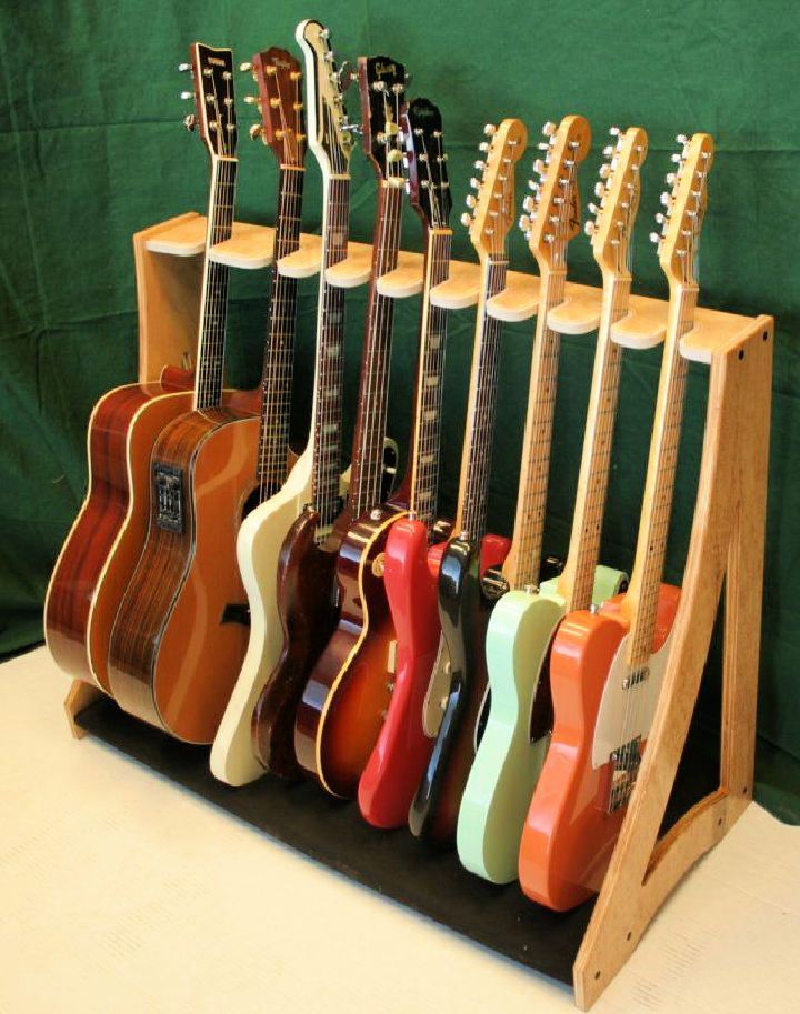 DIY Multi Guitar Stand Ideas