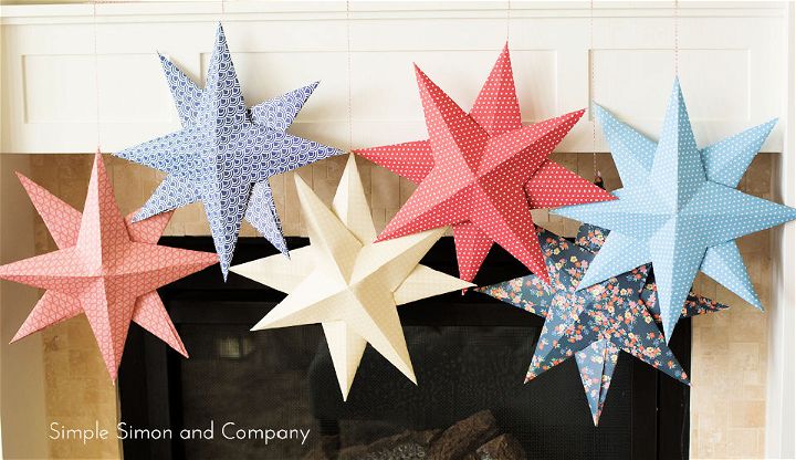 4th of July Paper Stars Craft for Kids