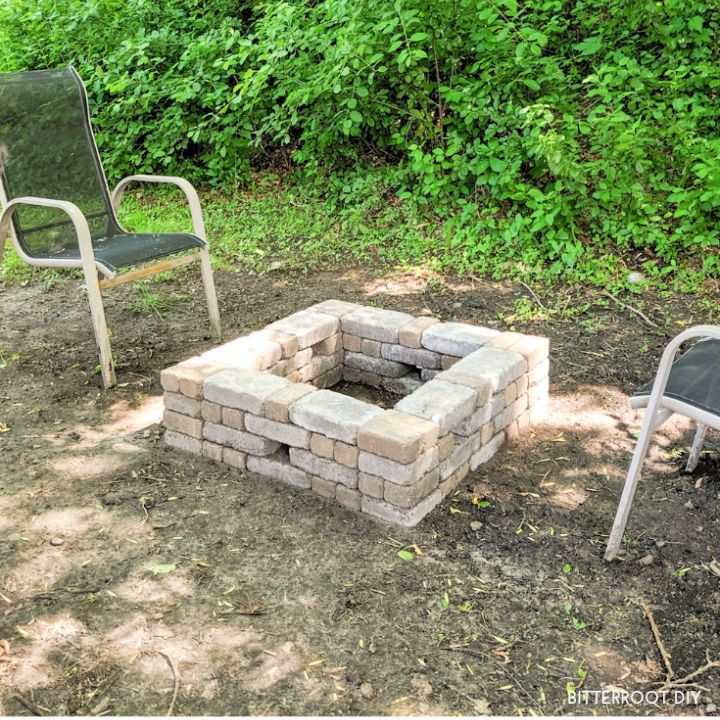 Build Your Own Brick Fire Pit Under $50