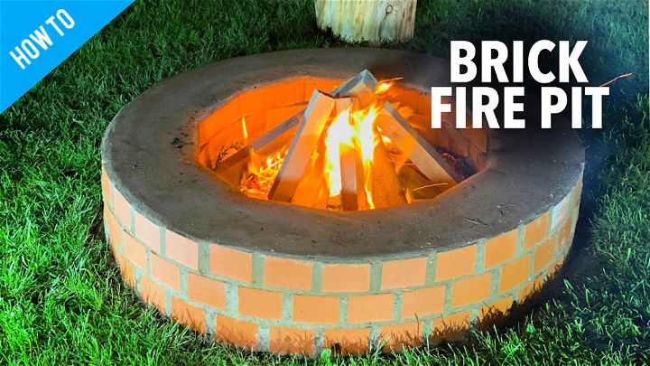 Easy Brick Fire Pit Construction