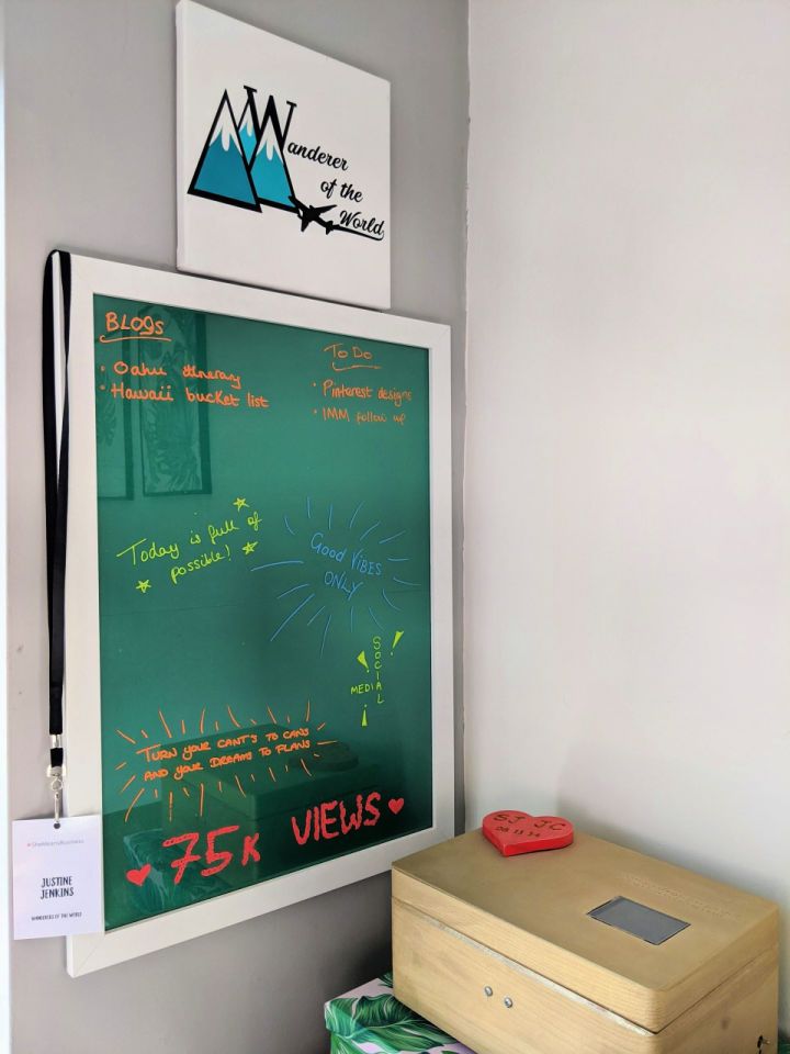 Cheap Easy DIY Dry Erase Board