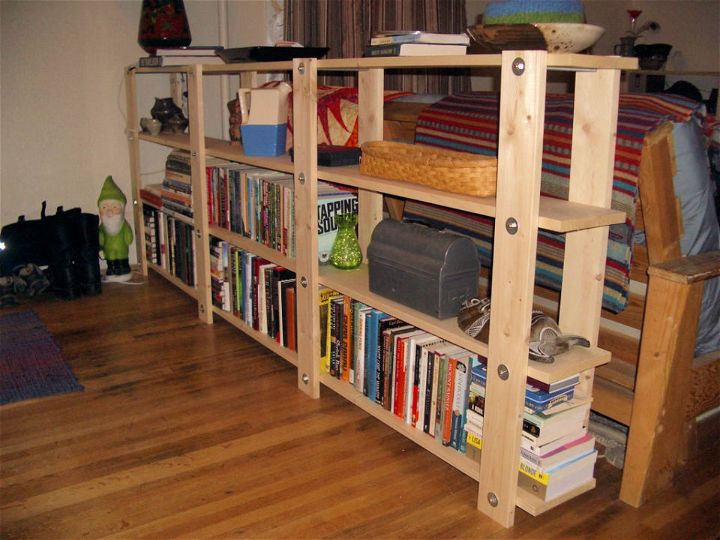 Cheap and Easy DIY Low Waste Bookshelf 