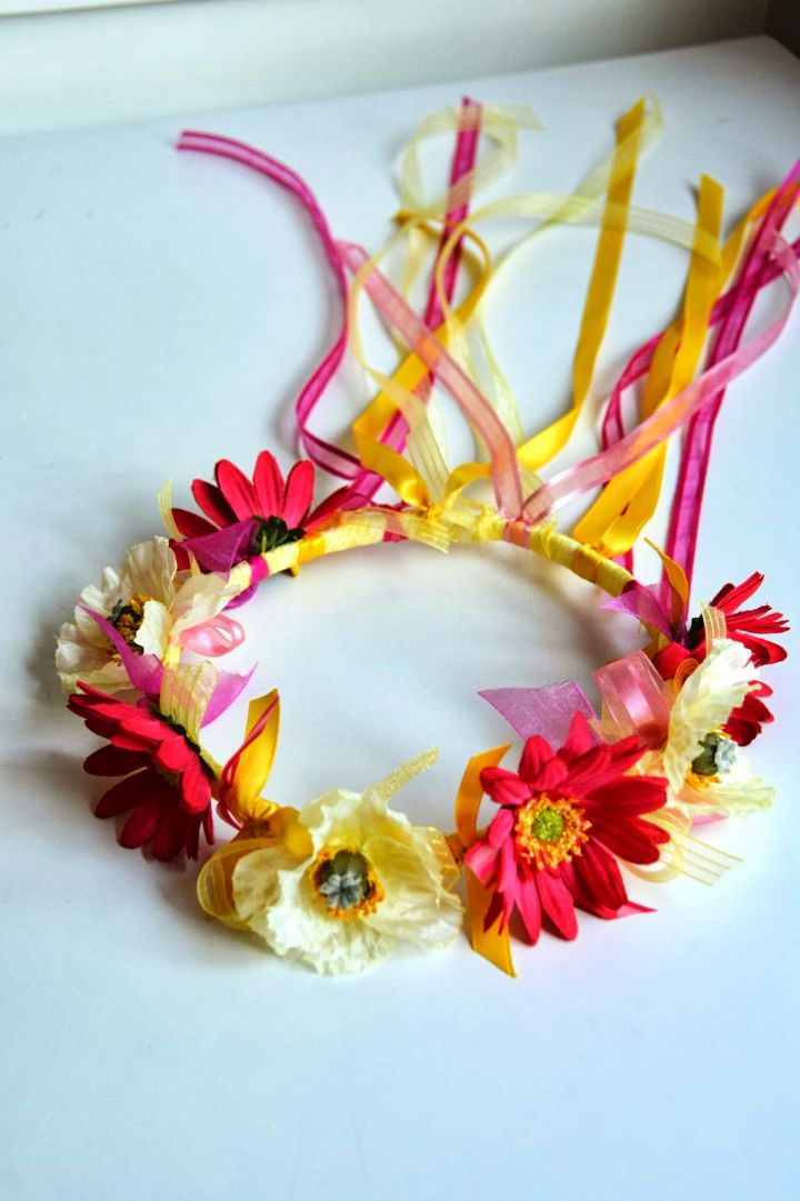 Ribbon and Flower Crowns Ideas