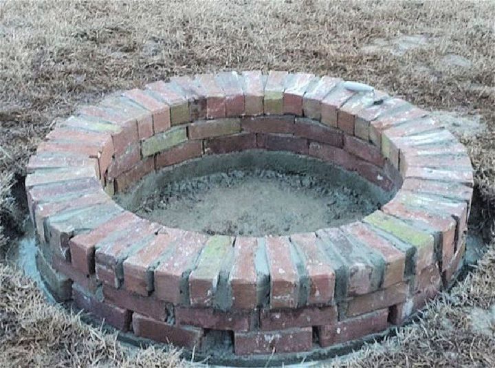 Creative Brick Fire Pit for Backyard