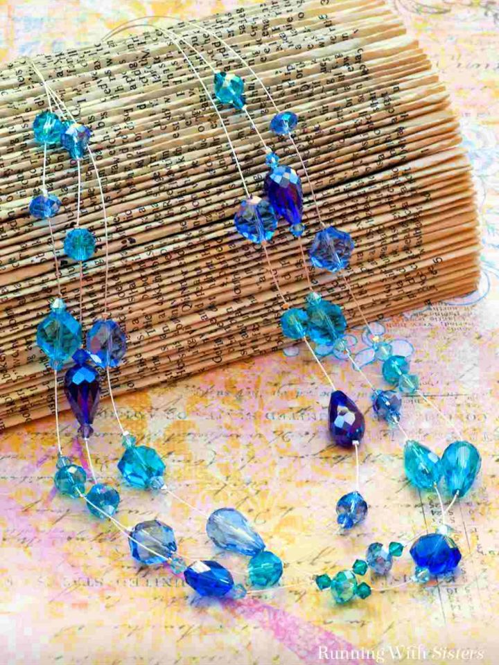 DIY Bead a Crystal Illusion Necklace