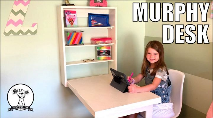 DIY Kids Murphy Desk Design