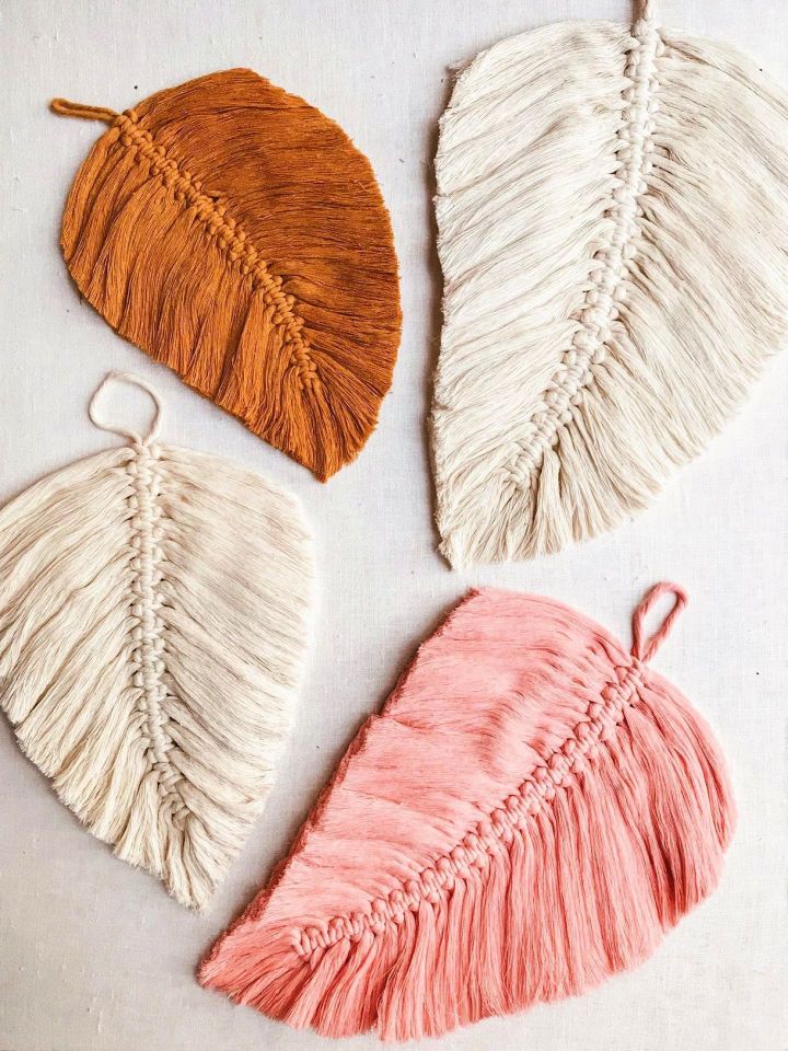 Macrame Feathers Craft for Teens 