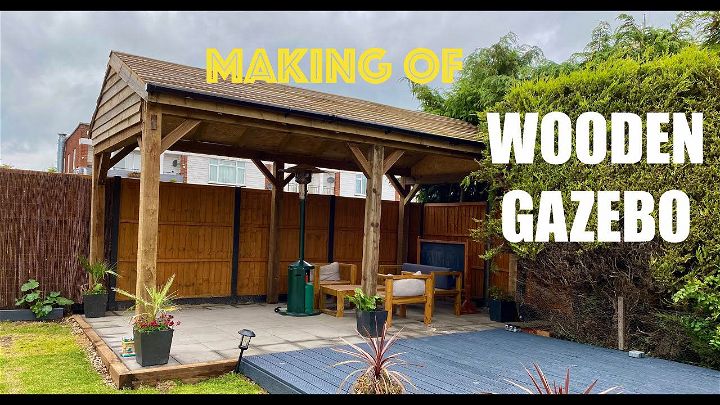  DIY Outdoor Wooden Gazebo 