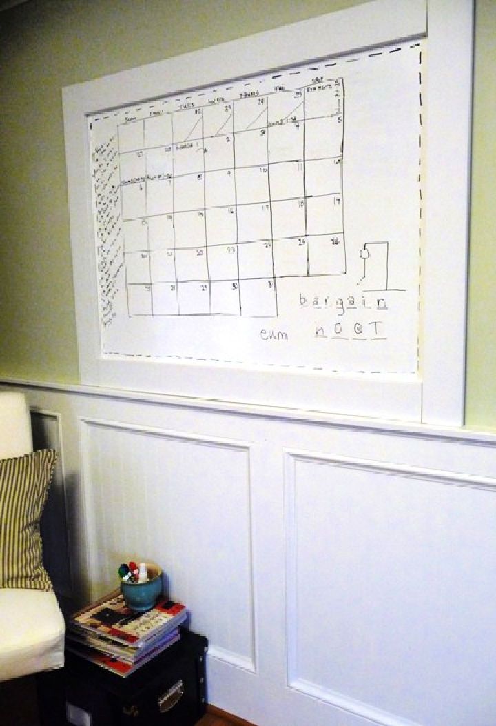 How to Make a Big DIY Whiteboard For Under $30