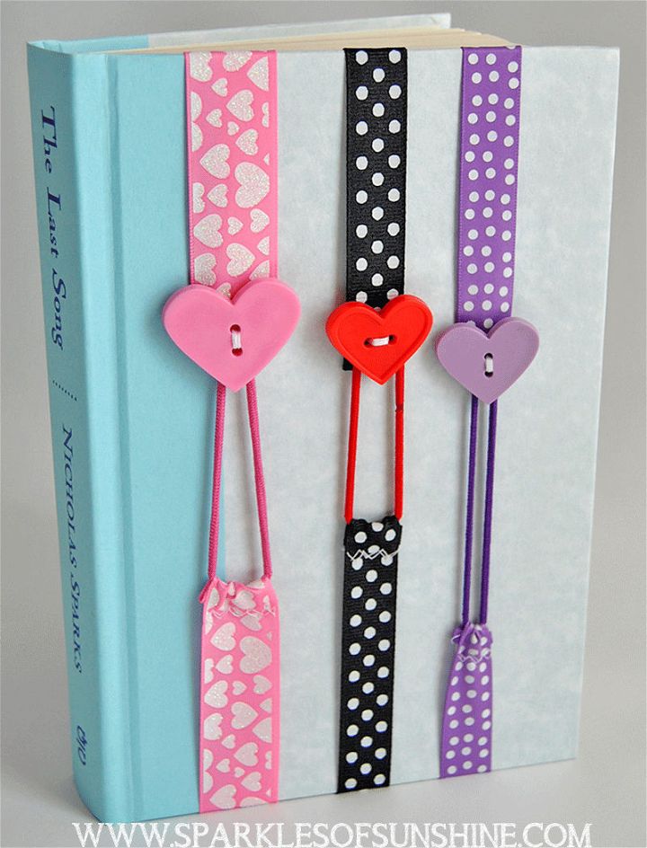 Easy DIY Ribbon Bookmarks