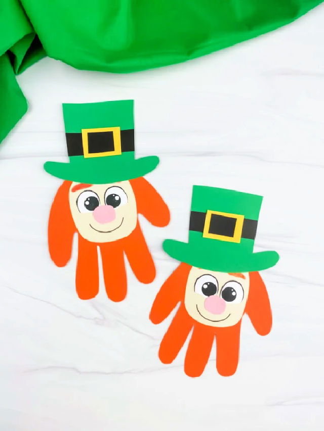 Handprint Leprechaun Craft