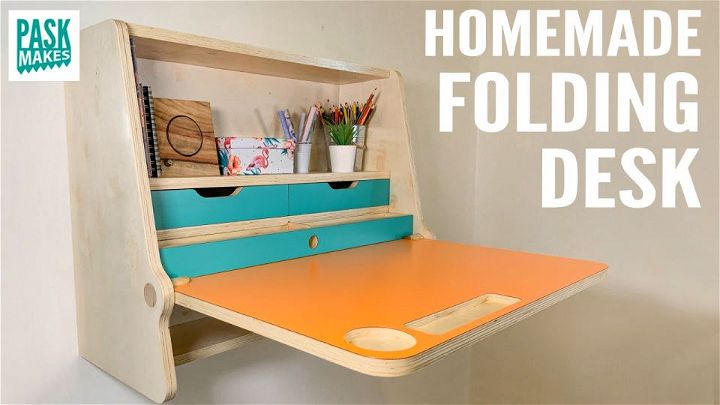 Easy DIY Folding Desk