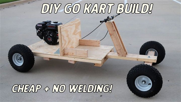 Homemade Wooden Go Kart