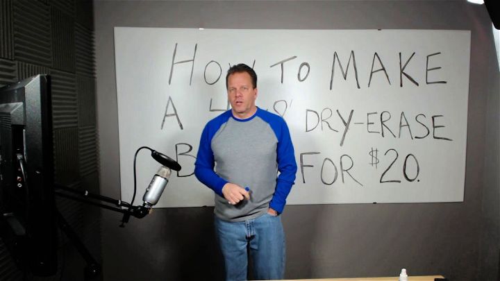 How-To: Make a freestanding whiteboard, Make