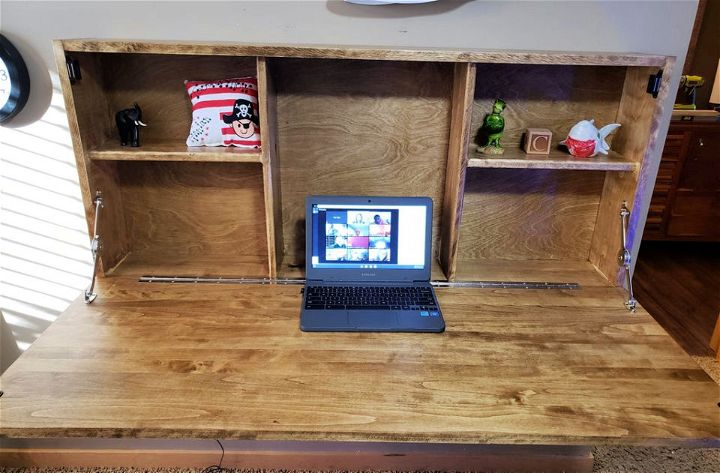 How to Build a Wall Mounted Folding Desk