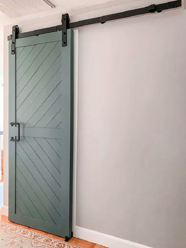 How to Make a Barn Door Using the Existing Door