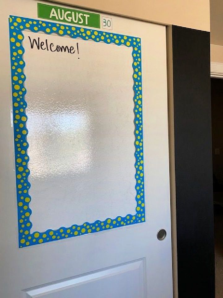 How to Make a DIY Classroom Whiteboard