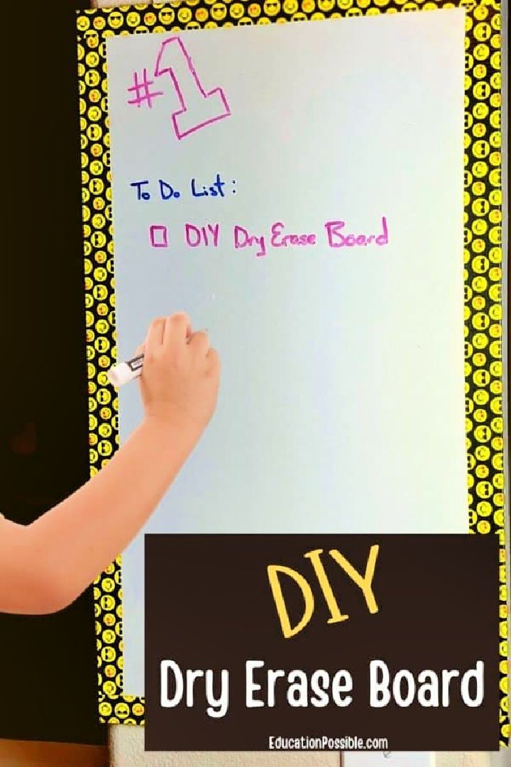 How to Make a Dry Erase Board