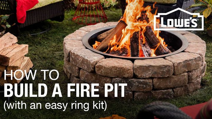 Making Fire Pit Out of Brick
