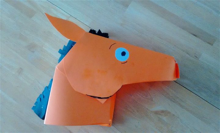 DIY Paper Head Horse Mask