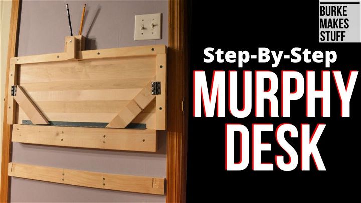 HOW TO MAKE A MURPHY BED WITH FOLDING TABLE STEP BY STEP 