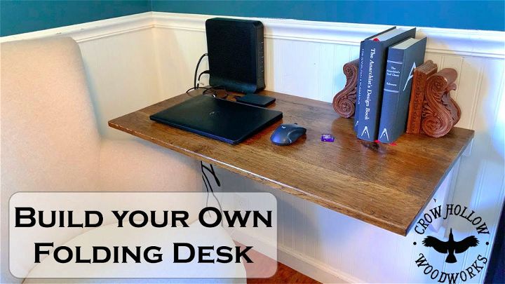 Tiny House Style Folding Murphy Desk