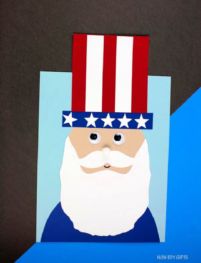 Make Your Own Uncle Sam Craft for Kids