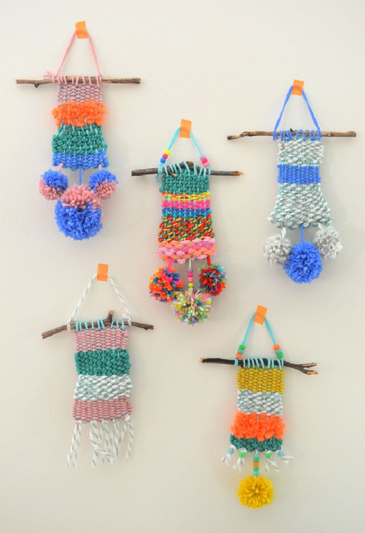 Make Your Own Looms and Weavings Art With Kids