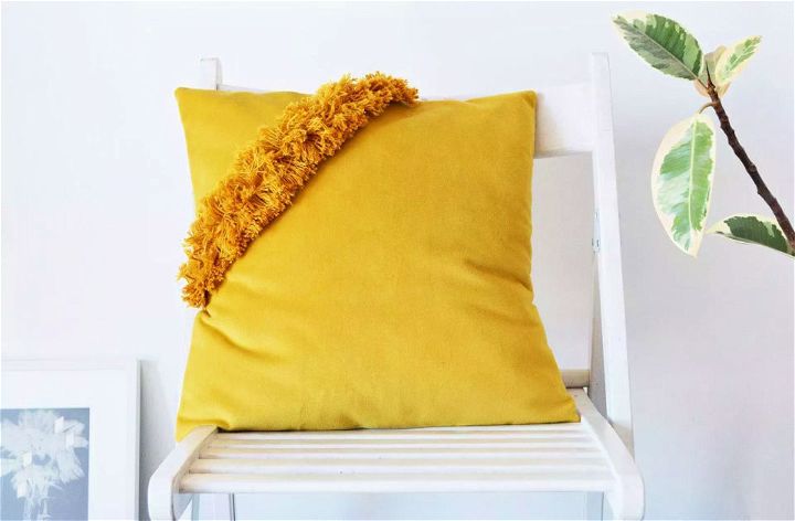 Adorable Velvet Cushion Cover Sewing Pattern