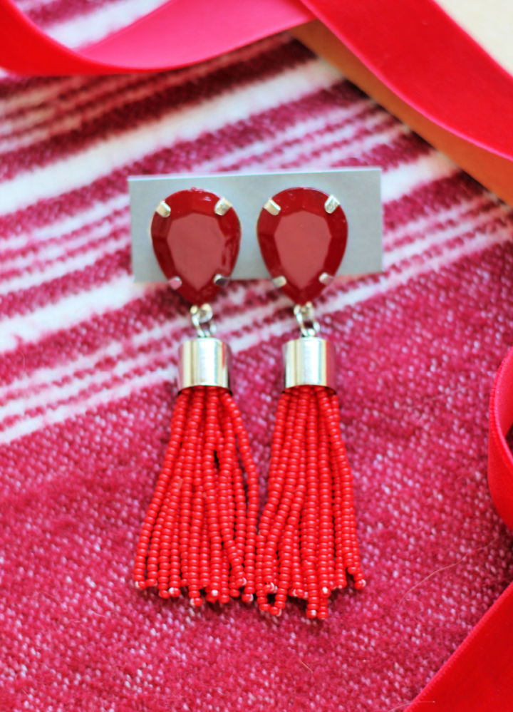 Awesome Beaded Tassel Earrings Idea