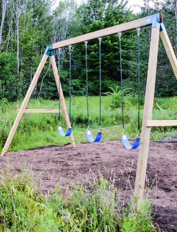 Build a Wooden Swing Set