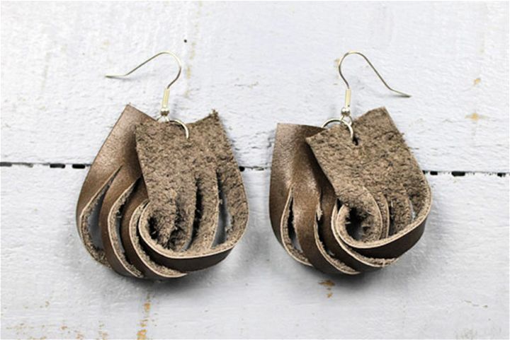 Make Twisted Leather Earrings in 20 Minutes