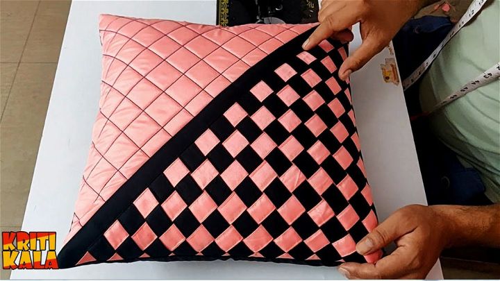 Easy Cushion Cover Cutting and Stitching Tutorial
