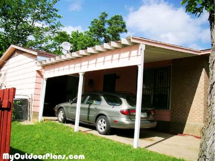 DIY Carport Attached to House